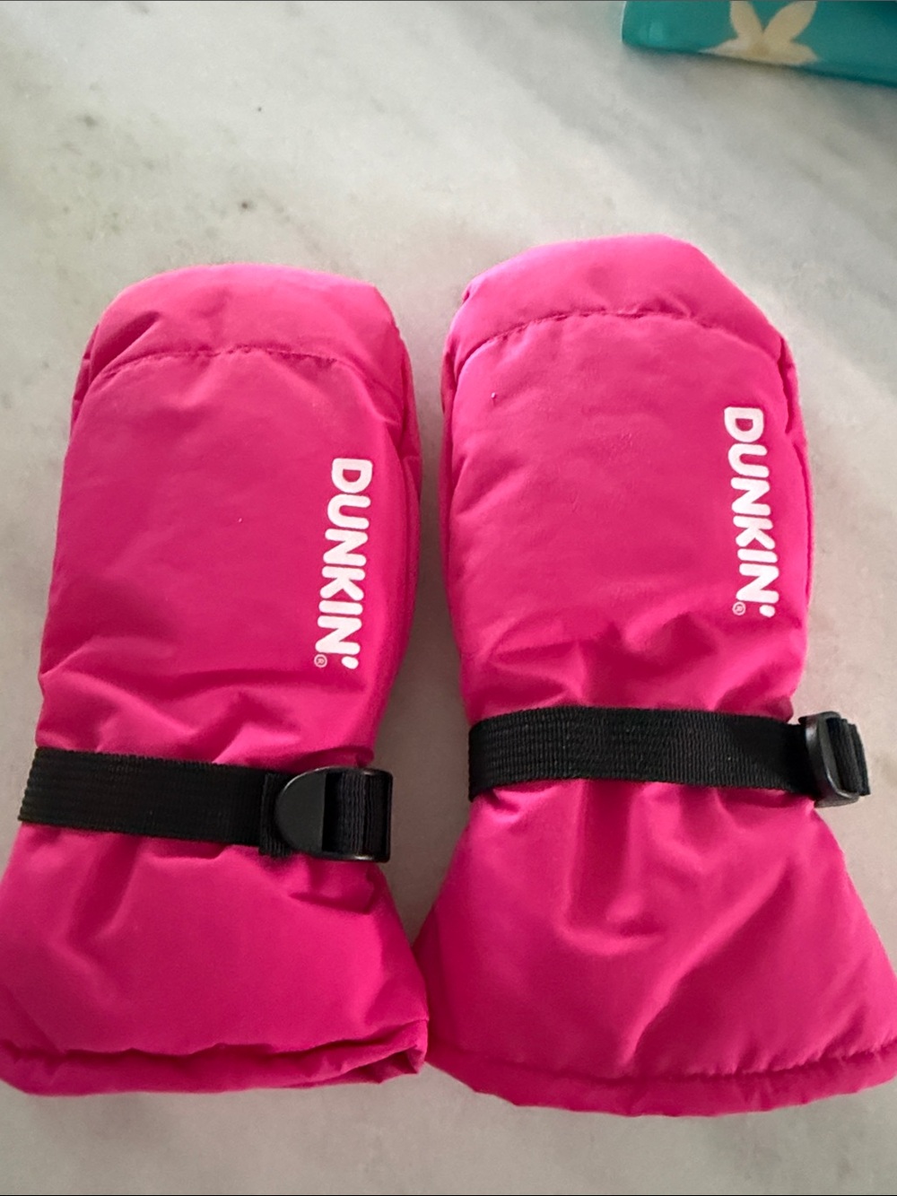 Dunkin®Bright Pink left handed mittens Limited edition